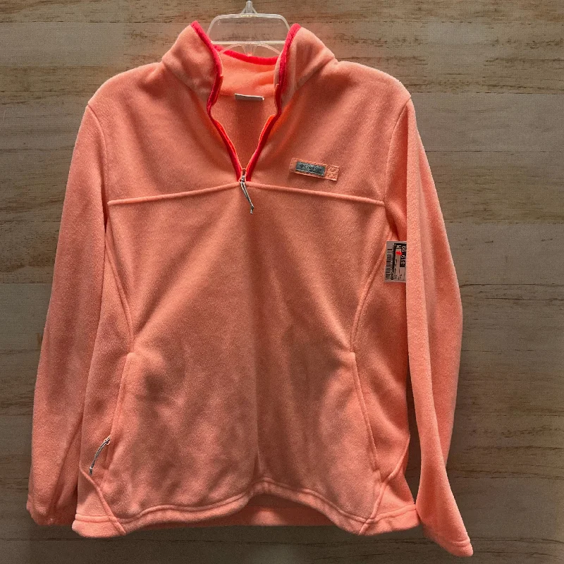 Men's Hoodies for Everyday WearSweatshirt Collar By Columbia In Pink, Size: L