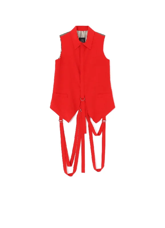 Men's Coats Made in ItalySOFT BROAD COTTON HANGING STRAP COLLAR VEST