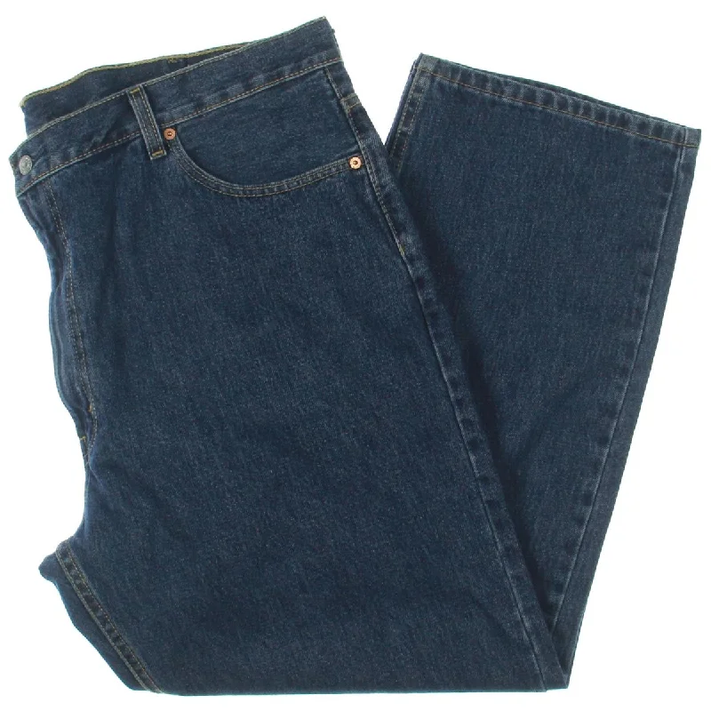 Men's Jeans with Stretch FabricBig & Tall 505 Mens Indigo Wash Regular Fit Straight Leg Jeans