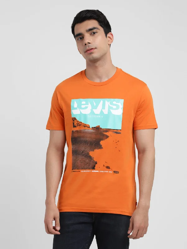 Men's Shirts with Cowl NecksMen's Graphic Print Slim Fit T-shirt