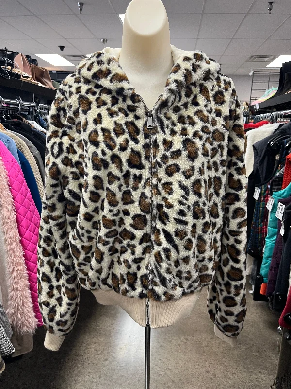 Men's Hoodies for YogaSweatshirt Hoodie By Favlux In Animal Print, Size: L