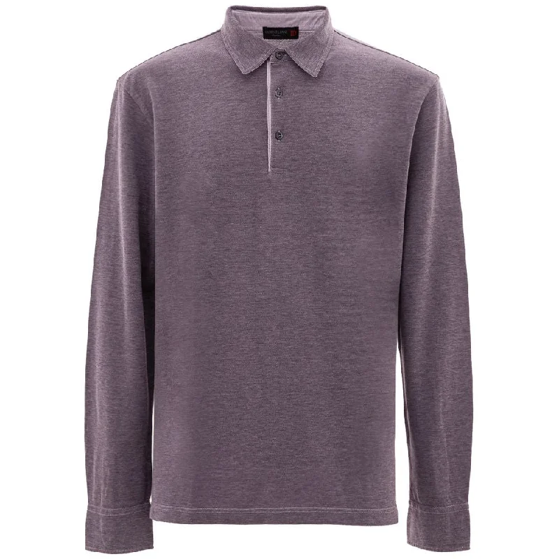 Men's Shirts with Logo EmbossmentsCorneliani  Cotton Polo Men's Shirt