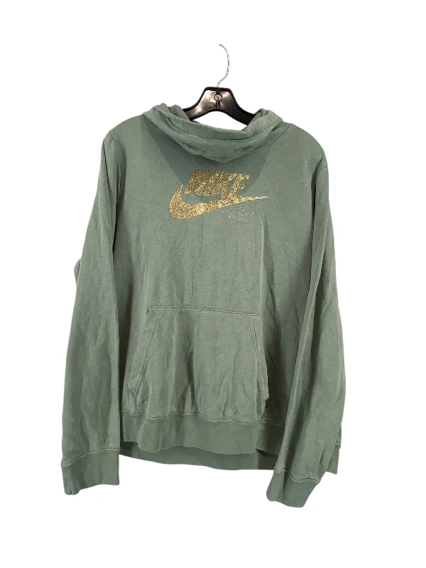 Casual Men's Zip-Up HoodiesAthletic Sweatshirt Hoodie By Nike Apparel In Green, Size: Xl Casual Men's Zip-Up HoodiesAthletic Sweatshirt Hoodie By Nike Apparel In Green, Size: Xl