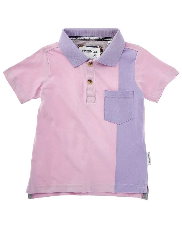 Men's Shirts with Velcro ClosuresSovereign Code Creator Colorblocked Jersey Polo Shirt