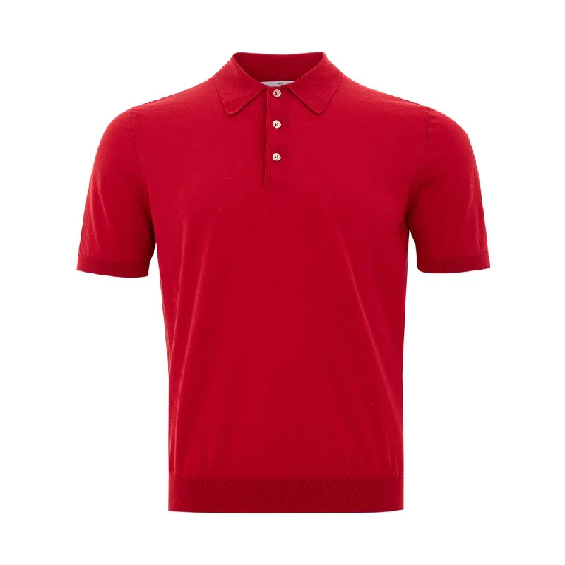 Men's Shirts with UV ProtectionGran Sasso Elegant Italian Cotton Polo Shirt in Vibrant Men's Men's Shirts with UV ProtectionGran Sasso Elegant Italian Cotton Polo Shirt in Vibrant Men's