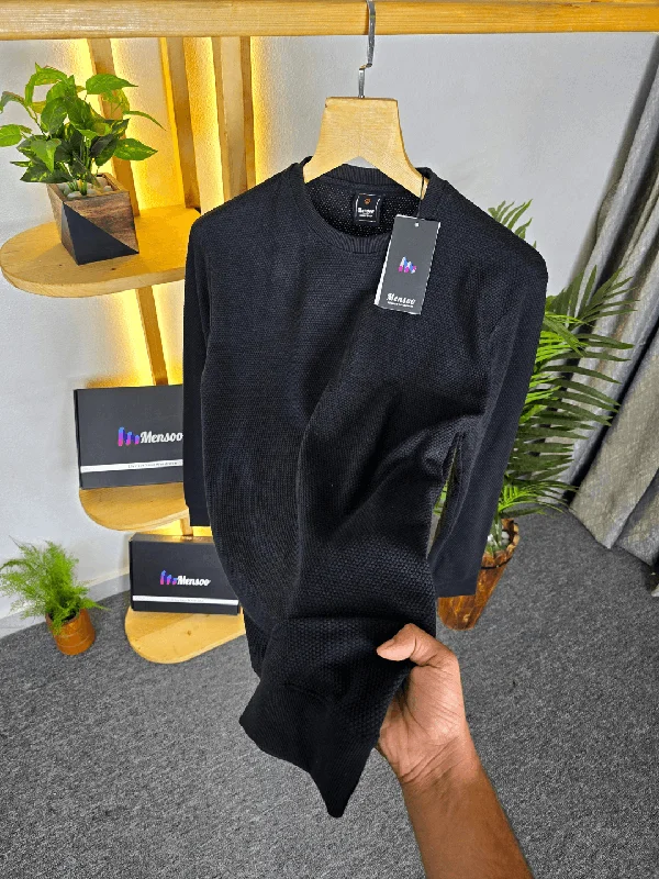 Men's Shirts with Elastic WaistbandsFS Popcorn T-shirt Dark Black