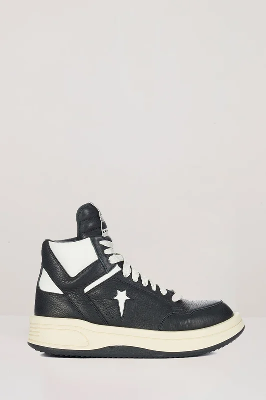 Men's Coats for HikingRick Owens DRKSHDW  X CONVERSE Turbowpn in Black/Natural