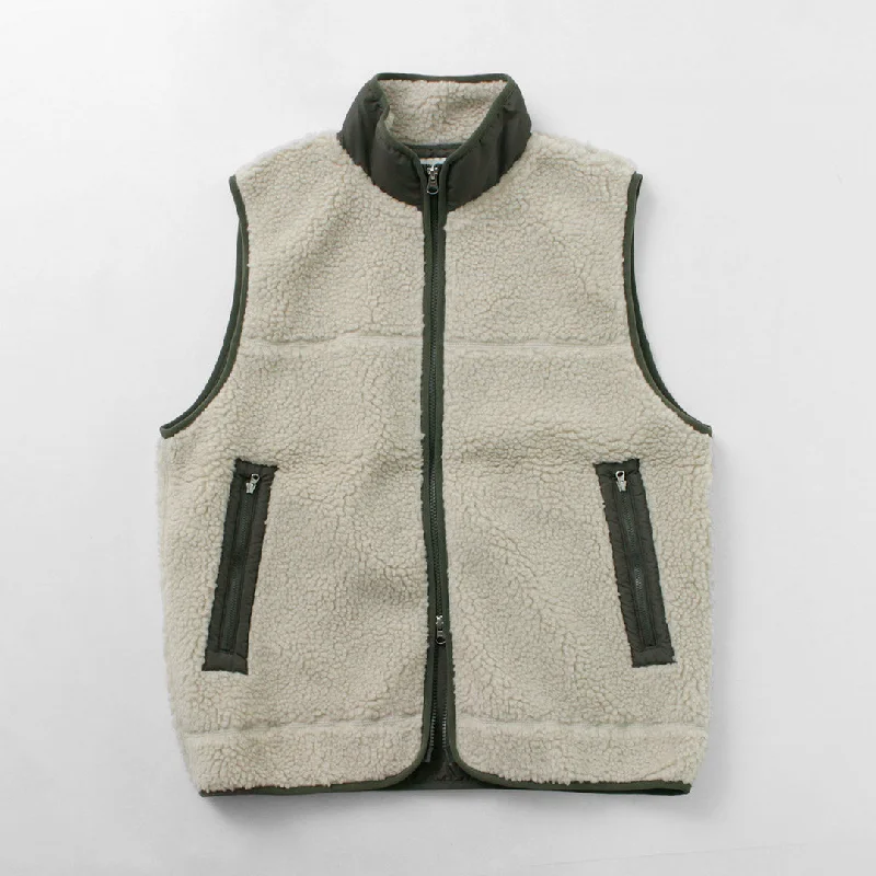 Men's Coats for Skinny MenJOHNBULL / Boa Zip Vest