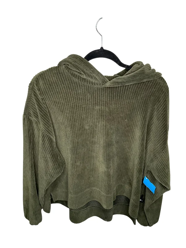 Practical Men's Water-Resistant HoodiesSweatshirt Hoodie By Aerie In Green, Size: S
