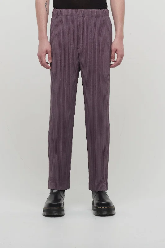 Versatile Men's Pea CoatsHomme Plissé Issey Miyake Trousers In Rose Brown