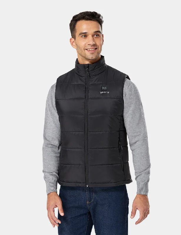 Comfortable Men's ParkasMen's Classic Heated Vest - Black