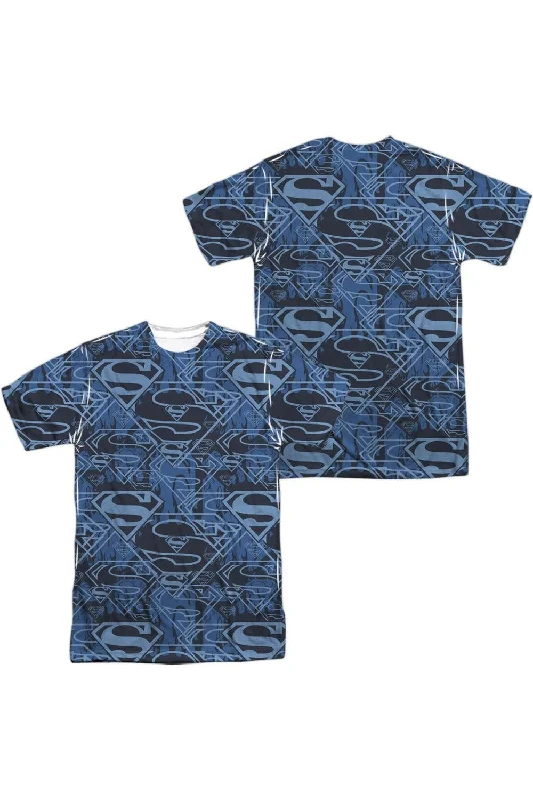 Men's Tailored Shirts for a Professional AppearanceSuperman Shielded (Front/Back Print) Short Sleeve Adult 100% Poly Crew Tee / T-Shirt Men's Tailored Shirts for a Professional AppearanceSuperman Shielded (Front/Back Print) Short Sleeve Adult 100% Poly Crew Tee / T-Shirt