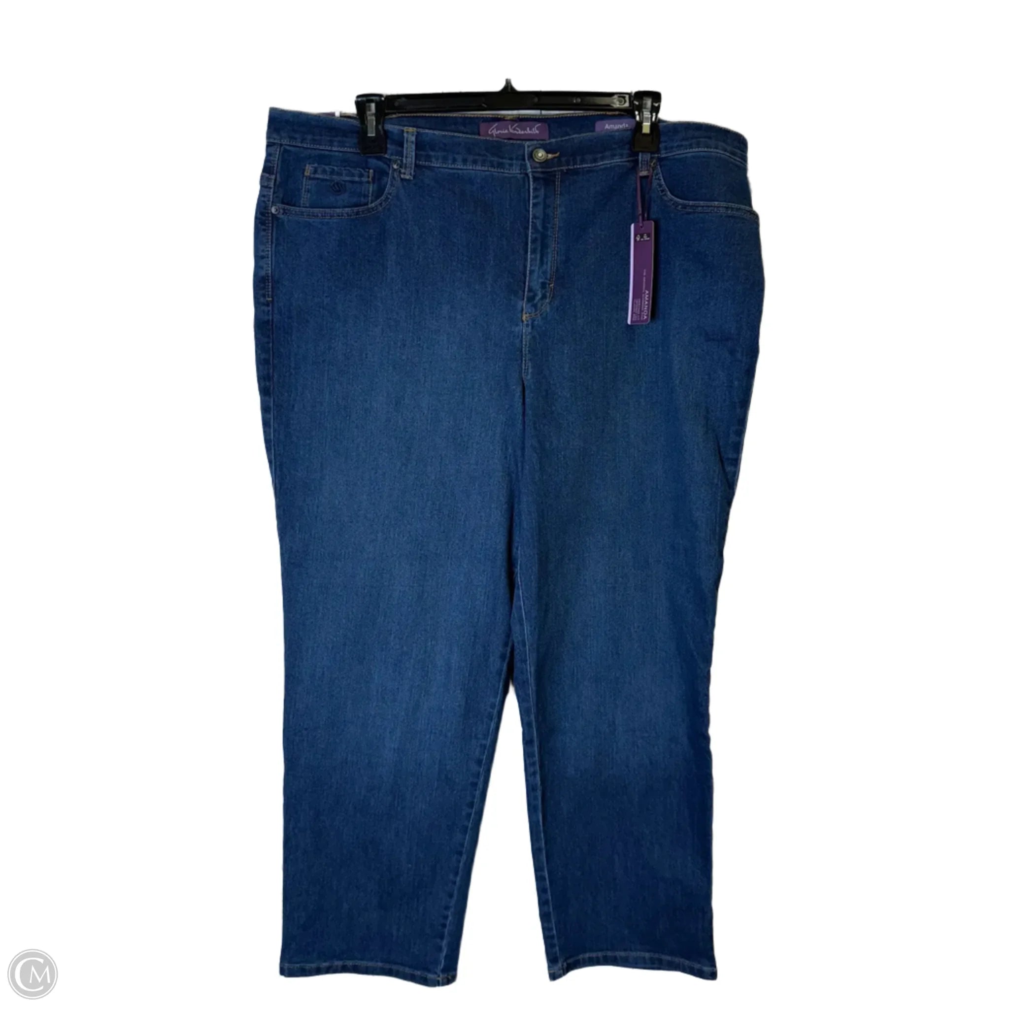 Men's Straight-Leg JeansJeans Straight By Gloria Vanderbilt In Blue Denim, Size: 24
