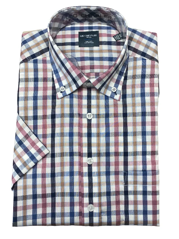 Men's Performance Fabric Shirts for All-Day ComfortLeo Chevalier Short Sleeve Sport Shirt - 622386 9000 Men's Performance Fabric Shirts for All-Day ComfortLeo Chevalier Short Sleeve Sport Shirt - 622386 9000