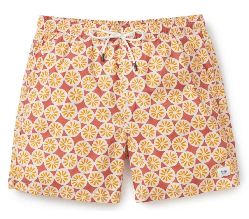 Wide-Leg and Flowy Men's Casual ShortsMen's Pond Volley Short In Tangerine
