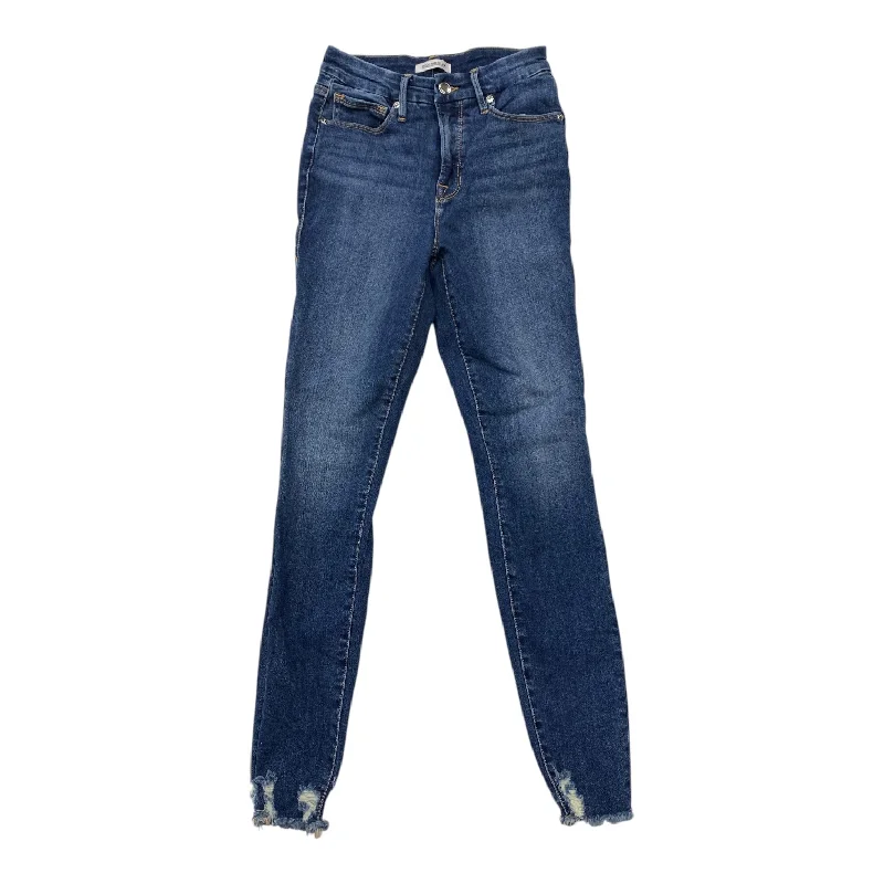 Comfortable Men's JeansJeans Skinny By Good American In Blue Denim, Size:4