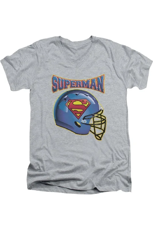 Men's Shirts with Button-Down CollarsSuperman Helmet Short Sleeve Adult V Neck Tee / T-Shirt Men's Shirts with Button-Down CollarsSuperman Helmet Short Sleeve Adult V Neck Tee / T-Shirt