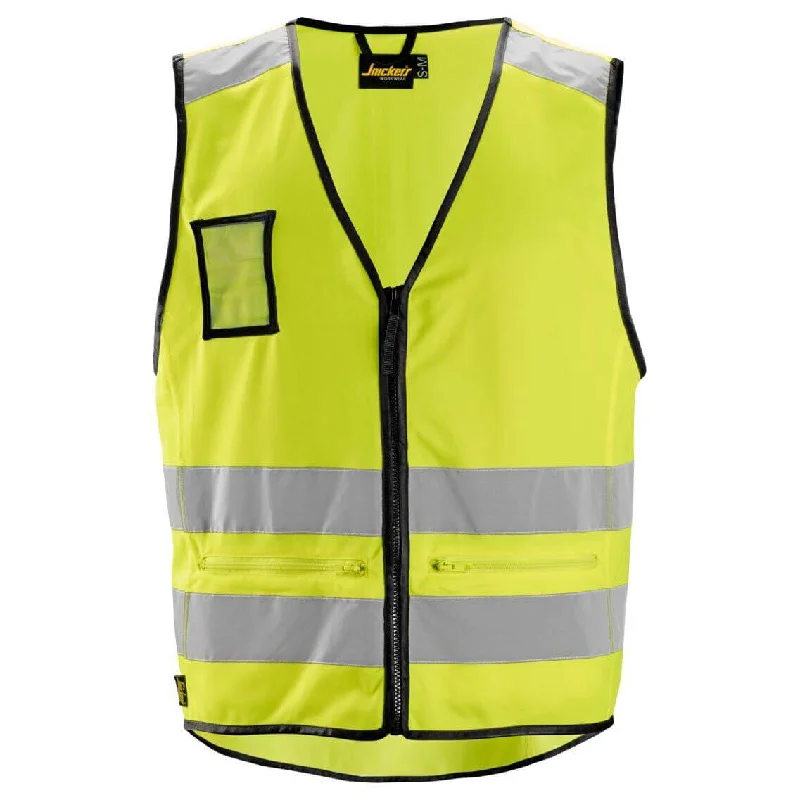 Men's Coats with Wind-Resistant FabricSnickers 4310 Hi Vis Vest Class 2