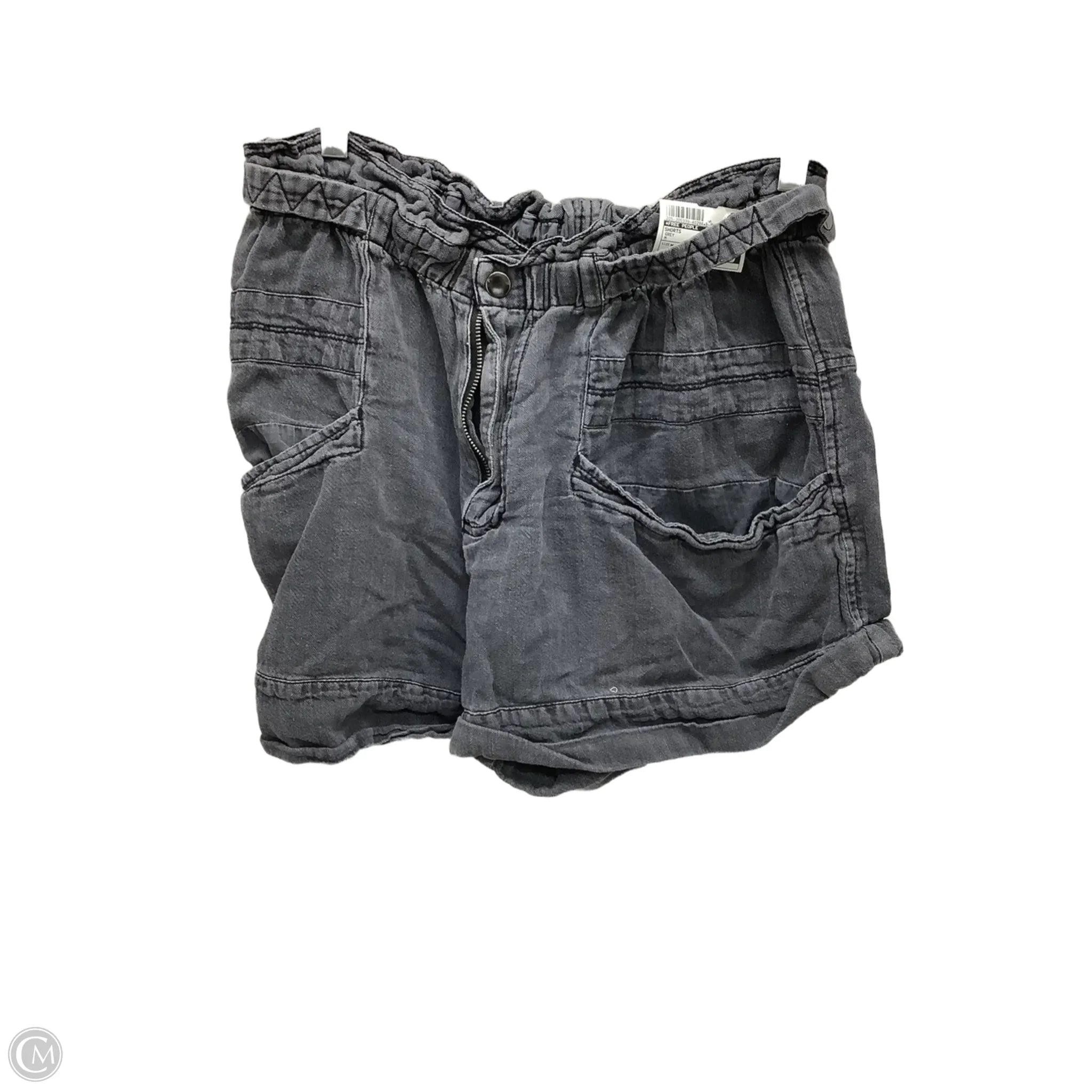 Creative and Unique Men's Patterned Fashion ShortsShorts By Free People In Grey, Size: M