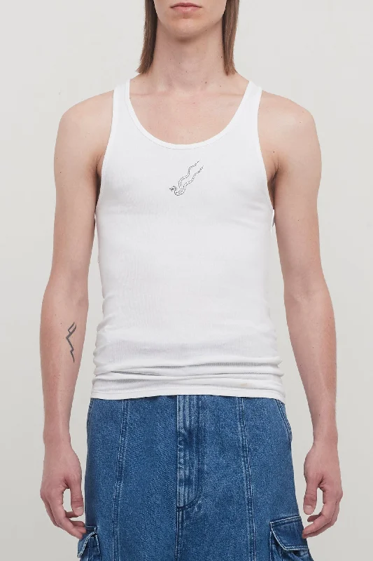 Men's Coats with Inner PocketsLu'u Dan Unisex Logo Tank Top