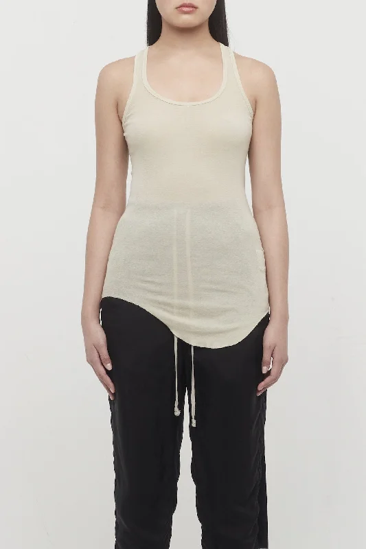 Men's Coats with Quick-Dry FabricRick Owens DRKSHDW DRK Tank in Pearl