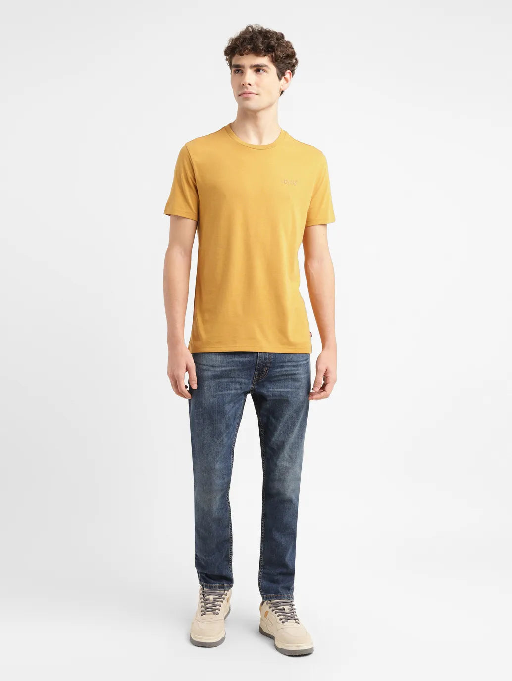 Men's Shirts with Contrast CollarsMen's Solid Slim Fit T-shirt