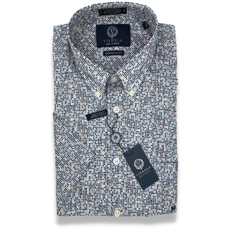 Men's Floral Print Shirts for Spring and SummerViyella Short Sleeve Sport Shirt - 558351 Men's Floral Print Shirts for Spring and SummerViyella Short Sleeve Sport Shirt - 558351