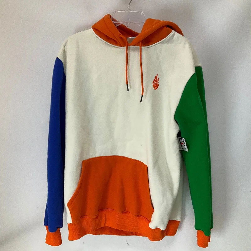 Men's Hoodies with Hidden ZippersSweatshirt Hoodie By Cmc In Multi-colored, Size: L