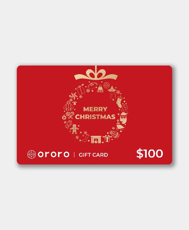 Practical Men's Raincoatsororo Gift Card - $100/$200 (Physical Card)