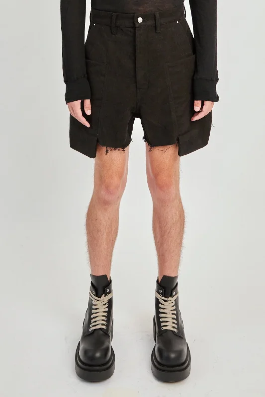 Men's Coats for Ice FishingRick Owens Stefan Cargo Shorts in Black