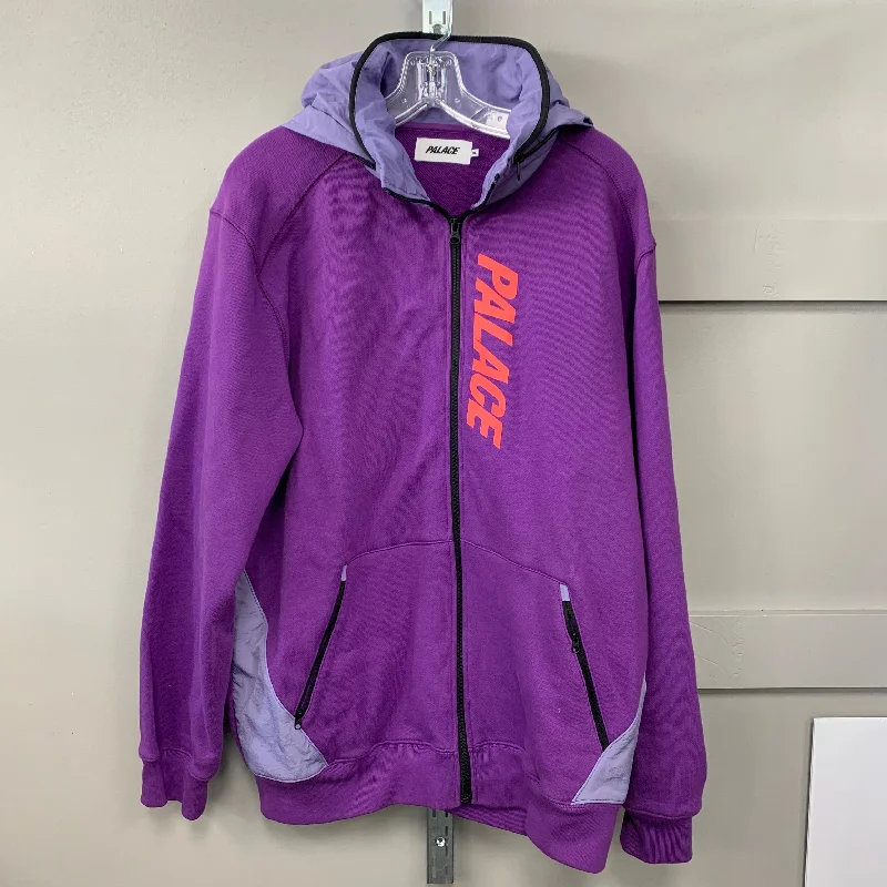 Designer Men's Hoodie JacketsSweatshirt Hoodie By Palace In Purple, Size: Xl