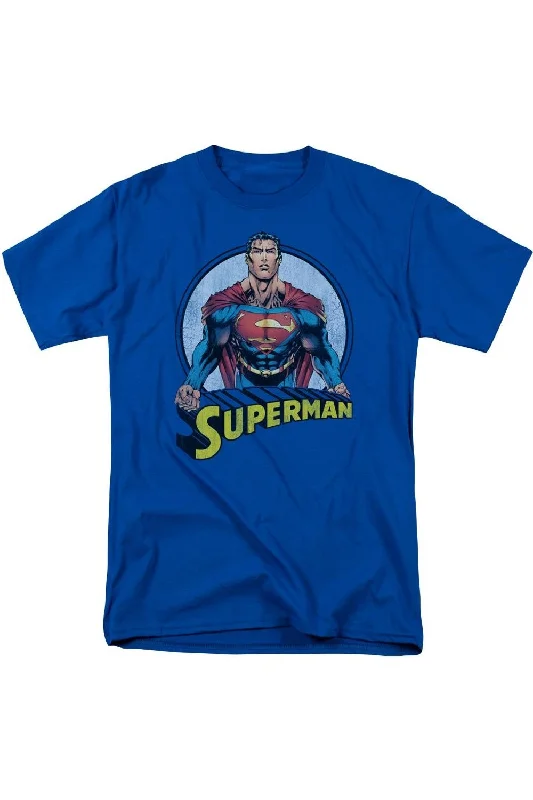 Men's Shirts with Scoop NecksSuperman Flying High Again Short Sleeve Adult Tee / T-Shirt Men's Shirts with Scoop NecksSuperman Flying High Again Short Sleeve Adult Tee / T-Shirt