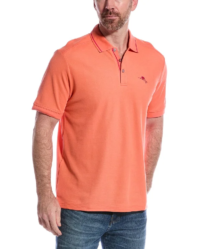 Men's Shirts with Contrast StitchingTommy Bahama Emfielder Clubhouse Polo Shirt