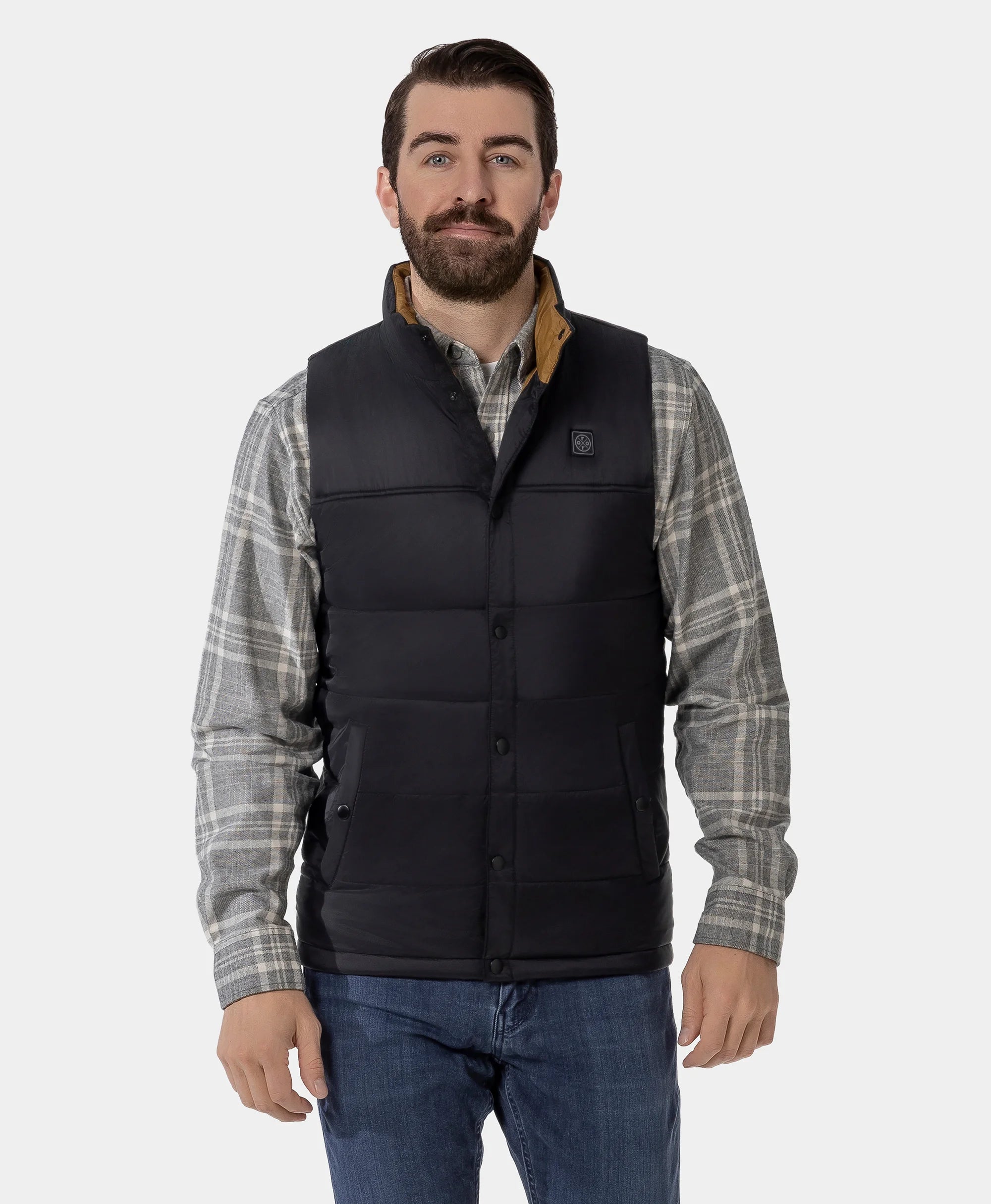 Men's Coats for Short MenPuffLyte™ Men's Heated Lightweight Vest - Black