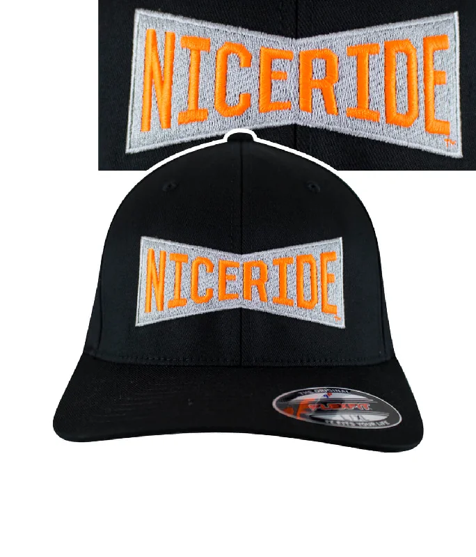 Affordable Baseball Hats"Bow Tie" Black Classic Flexfit Hat