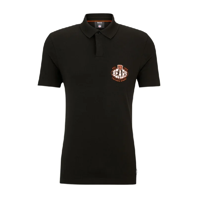 Men's Shirts with CollarsBOSS x NFL cotton-piqu polo shirt with collaborative branding Men's Shirts with CollarsBOSS x NFL cotton-piqu polo shirt with collaborative branding