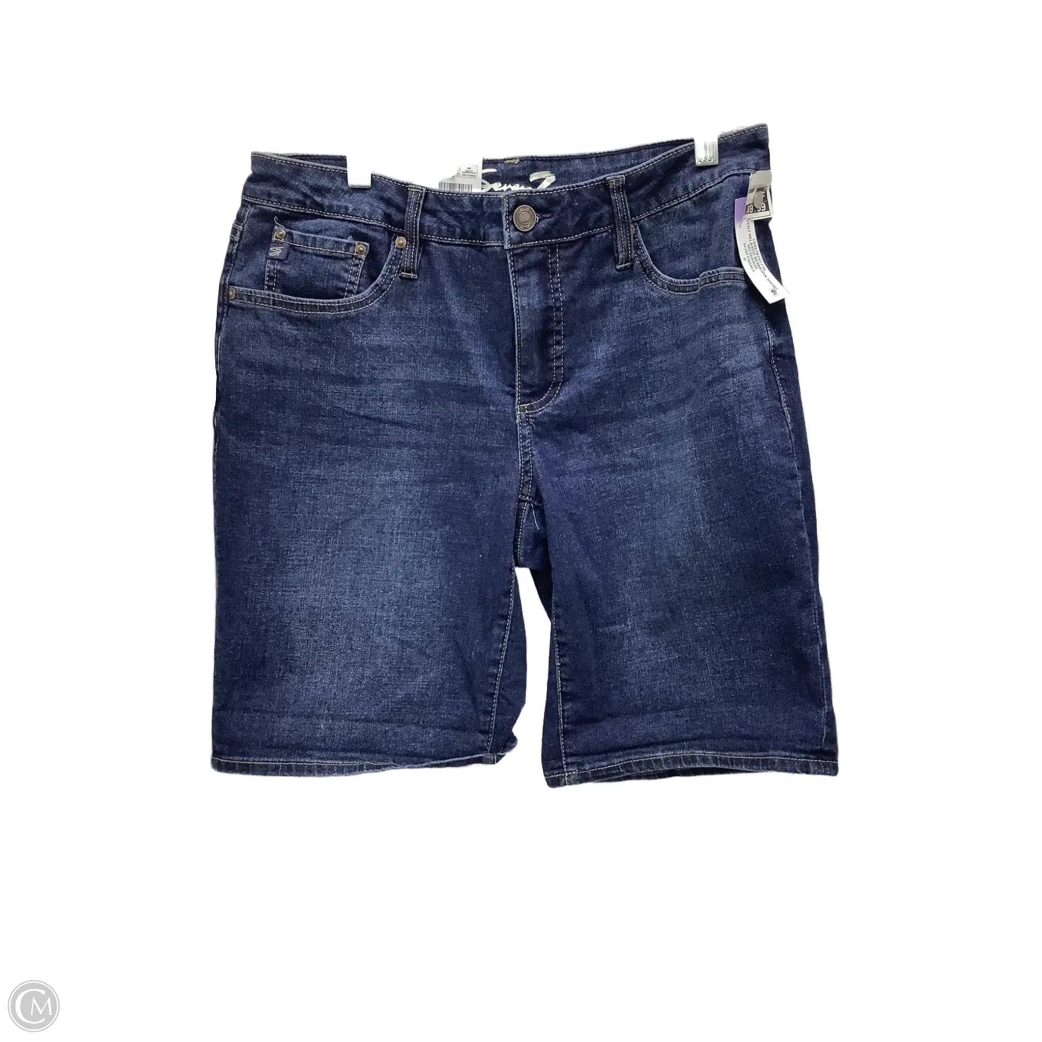 Zippered and Secure Men's Cargo and Travel ShortsShorts By Seven 7 In Blue Denim, Size: 6 Zippered and Secure Men's Cargo and Travel ShortsShorts By Seven 7 In Blue Denim, Size: 6