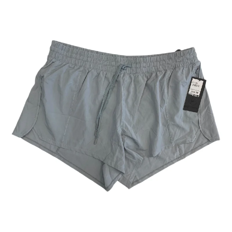 Men's Comfortable and Stretchy Loungewear ShortsAthletic Shorts By 90 Degrees By Reflex In Grey, Size:1X Men's Comfortable and Stretchy Loungewear ShortsAthletic Shorts By 90 Degrees By Reflex In Grey, Size:1X