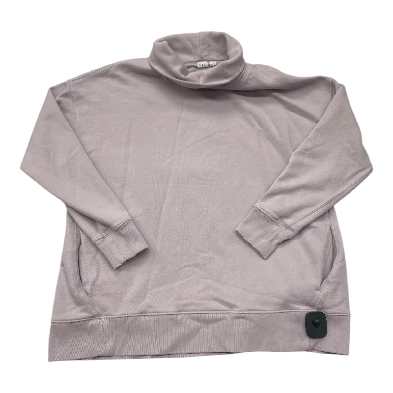 Men's Hoodies for Ice FishingSweatshirt Collar By Gap In Purple, Size: S