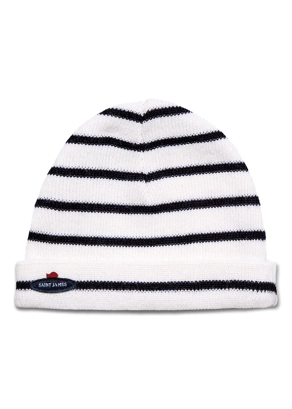 Customized Baseball CapsCartier sailor hat for kids - striped, in soft wool (ECUME/NAVY) Customized Baseball CapsCartier sailor hat for kids - striped, in soft wool (ECUME/NAVY)
