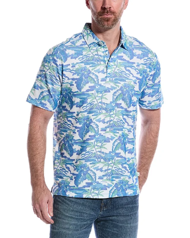 Men's Shirts with Scoop NecksTommy Bahama Pop Art Palms Polo Shirt