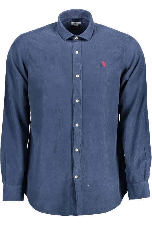 Men's Shirts with Double-Breasted DesignsU.S. POLO ASSN. Sleek Slim Fit Long Sleeve Shirt with French Men's Collar Men's Shirts with Double-Breasted DesignsU.S. POLO ASSN. Sleek Slim Fit Long Sleeve Shirt with French Men's Collar