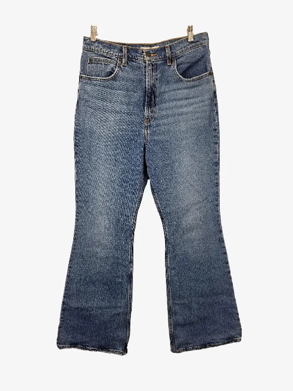 Slim-Fit Men's JeansLevi's 70's High Flare Mid Blue Denim Jeans Size 12