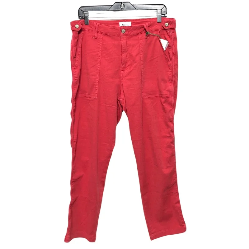 Sustainable Men's JeansJeans Straight By Pistola In Red, Size:14