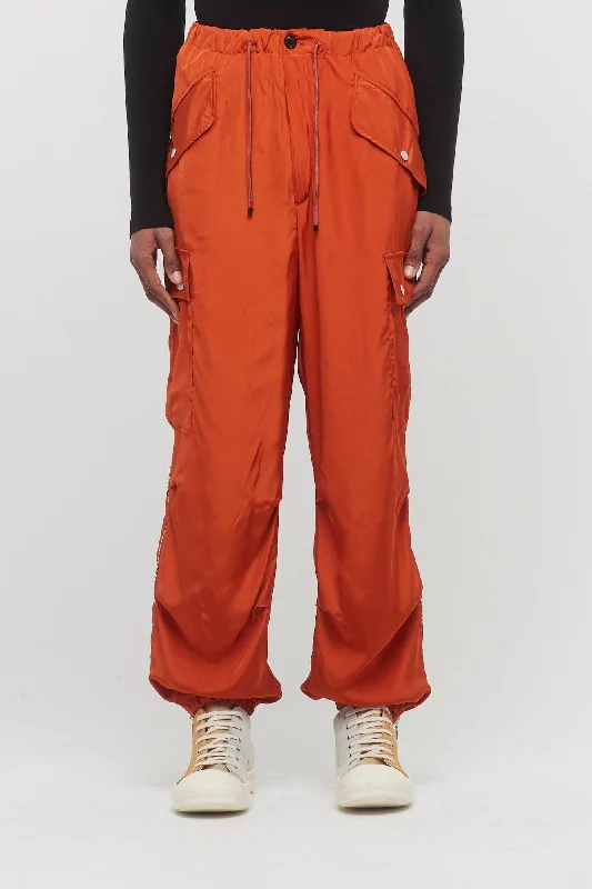 Men's Coats for SkiingDries Van Noten Pentin Pants in Rust