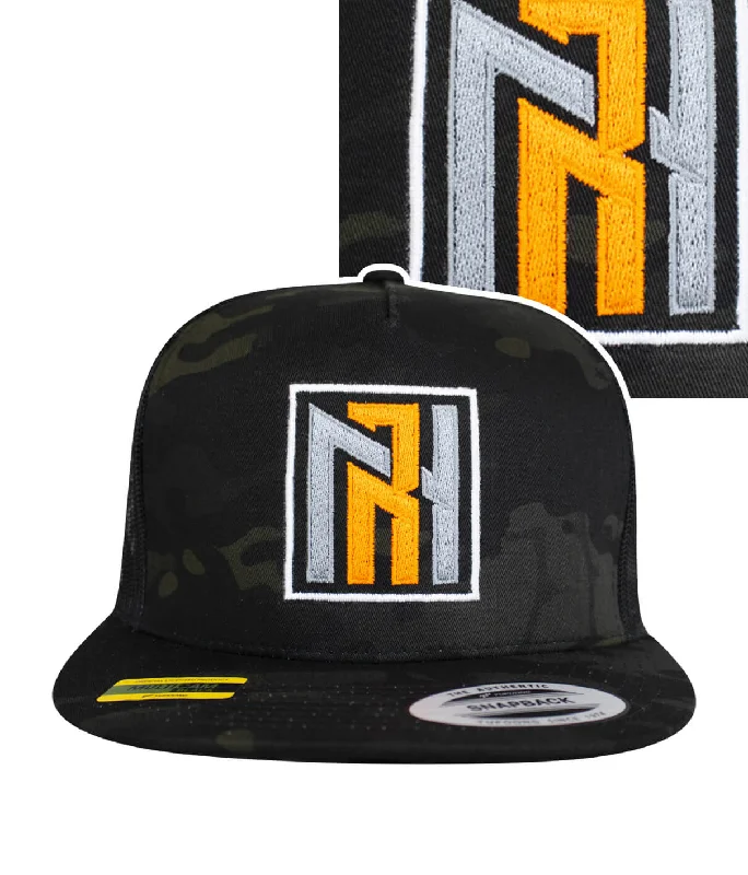 Comfortable Fisherman Hats"N-R Orange" Trucker  Baseball Hat (evening glow available)