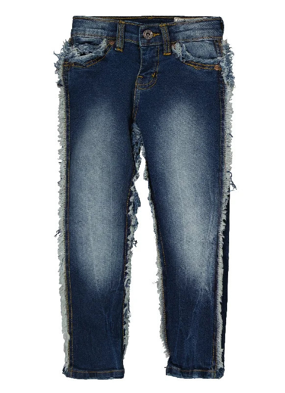 Premium Quality Men's Jeans for Every OccasionLittle Boys Skinny Frayed Jeans