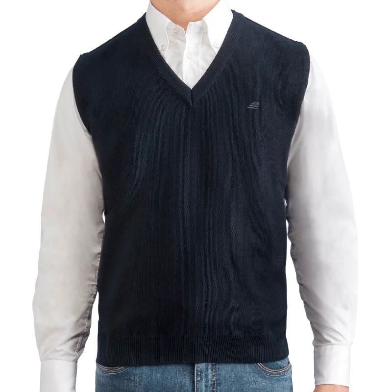 Men's Coats with Adjustable SleevesGreen Coast Italian Sweater Vest - 5407 Blu (Navy) Col. #1