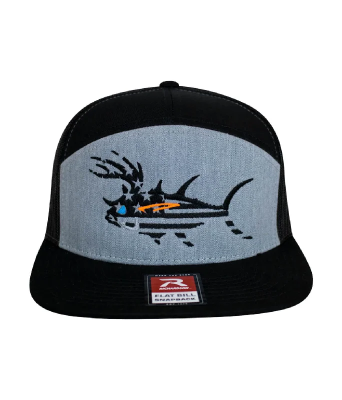 Rainproof Bucket Hats"BUCK- EYE FADED GLORY" 7 Panel Trucker Hat For Men And Women