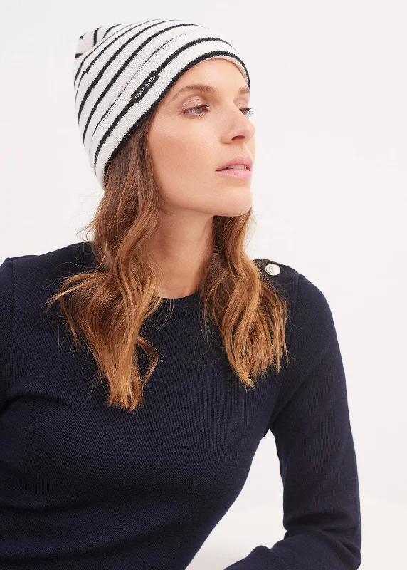 Protective Hard HatsCartier striped sailor hat - in soft wool (ECUME/NAVY)